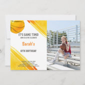 Invitations de parties sportives personnalisables  (Devant)