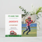 Invitations de parties sportives personnalisables  (Debout devant)