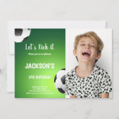 Invitations de parties sportives personnalisables (Devant)