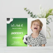 Invitations de parties sportives personnalisables (Debout devant)