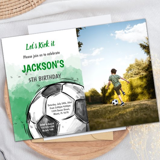 Invitations de parties sportives personnalisables 