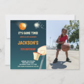 Invitations de parties sportives personnalisables  (Devant)