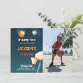 Invitations de parties sportives personnalisables  (Debout devant)