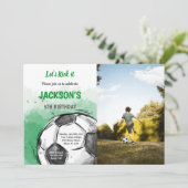 Invitations de parties sportives personnalisables  (Debout devant)