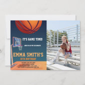 Invitations de parties sportives personnalisables (Devant)