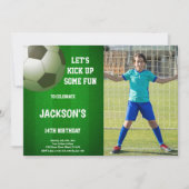 Invitations de parties sportives personnalisables (Devant)