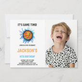 Invitations de parties sportives personnalisables  (Devant)