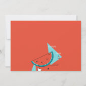 Invitations de pastèque d'été (Dos)