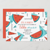 Invitations de pastèque d'été (Devant / Derrière)