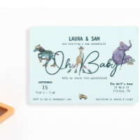 Invitations de patinage pour le baby shower