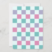 Invitations de patinage pour le baby shower (Dos)