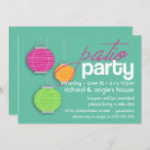 Invitations de patio d'été (Devant / Derrière)