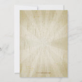 Invitations de pays tiers Vintage personnalisables (Dos)