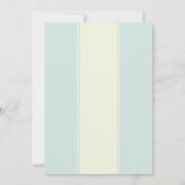 Invitations de pépinières baby showers (Dos)