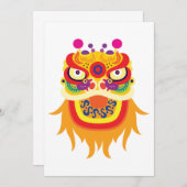 Invitations de personnages chinois au Fortune (Devant / Derrière)