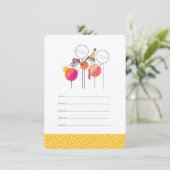 Invitations de personnes de 4,5 po x 6,25 po (Debout devant)