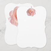Invitations de pétales de fleurs (Devant / Derrière)