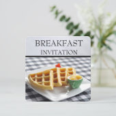 Invitations de petit déjeuner d'arrangement de (Debout devant)