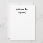 Invitations de petit-déjeuner Pancake (Dos)