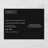 Invitations de photos de fin d'études 2011 (Dos)