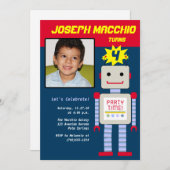 Invitations de photos robotiques (Devant / Derrière)