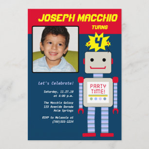 Invitations de photos robotiques