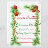 Invitations de pin et de grenade (Devant / Derrière)