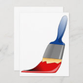 Invitations de pinceaux (Devant / Derrière)