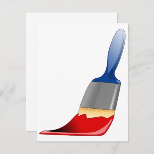 Invitations de pinceaux (Devant / Derrière)