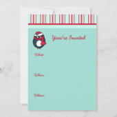 Invitations de pingouins (Dos)