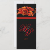 INVITATIONS DE PixDezines BURNT ORANGE CALLA LILY (Devant)
