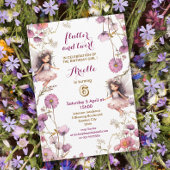 Invitations de Pixie fleur sauvage Fairy Lavender