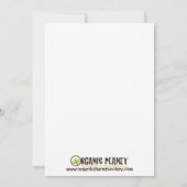 Invitations De Planètes Biologiques De Sushi Raw (Dos)