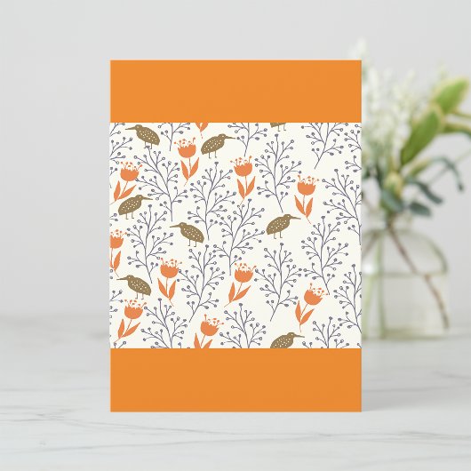 Invitations de Plantes d'oiseaux
