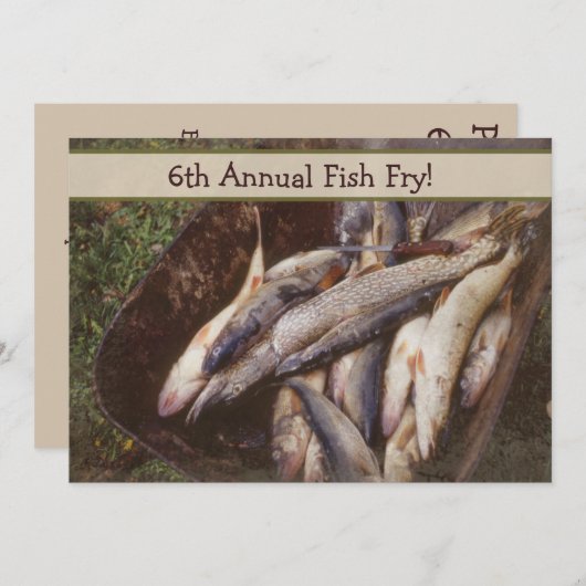 Invitations de poissons (Devant / Derrière)