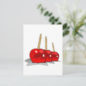 Invitations de pommes candées (Debout devant)