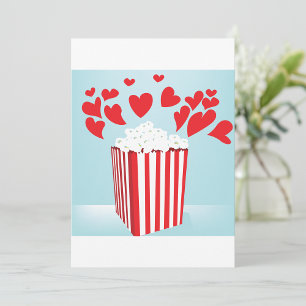 Invitations de pop-corn