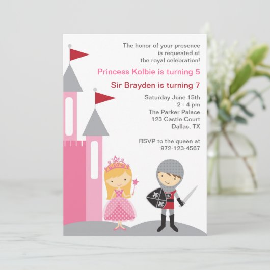 Invitations de princes et de chevaliers (Debout devant)