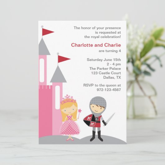 Invitations de princes et de chevaliers (Debout devant)