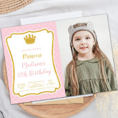 Invitations de Princess Party personnalisables pou