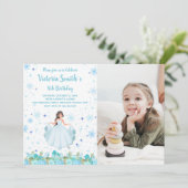 Invitations de Princess Party personnalisables pou (Debout devant)