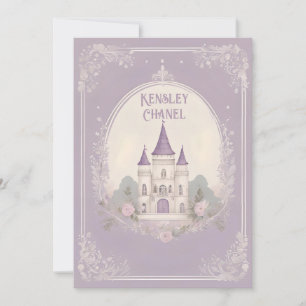 Invitations de Purple Princess Castle