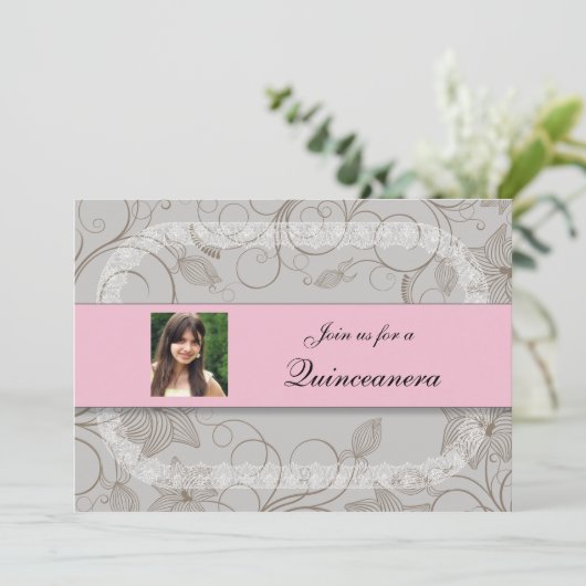 Invitations de Quinceanera (Debout devant)