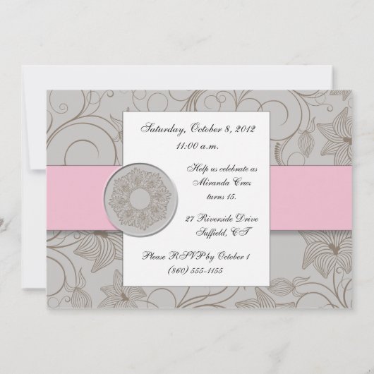 Invitations de Quinceanera (Dos)