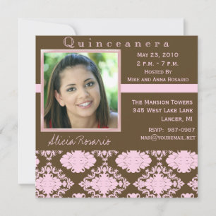 Invitations de Quinceanera