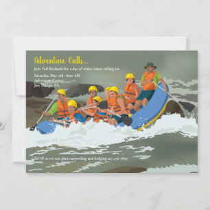 Invitations de Rafting en eau vive