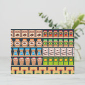 Invitations de rayons de supermarché (Debout devant)