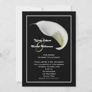 Invitations de réception après mariage