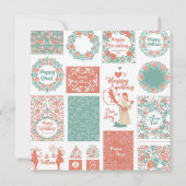 Invitations de réception de mariage (Dos)