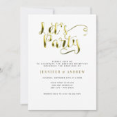Invitations De Réception De Mariage Simple (Devant)